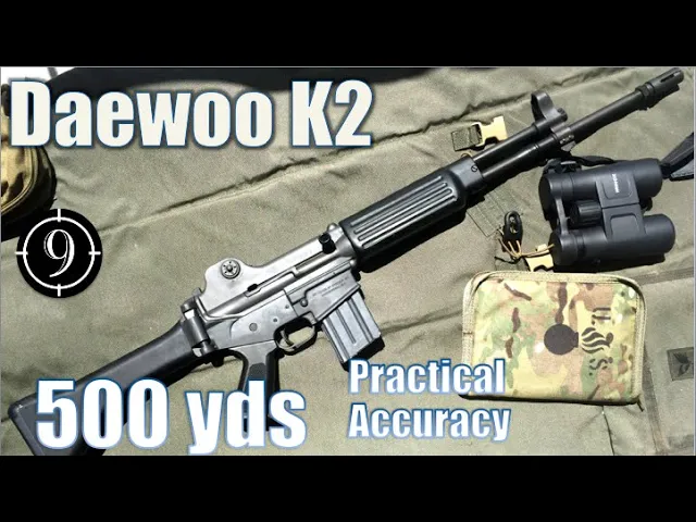 daewoo k2 to 500yds: practical accuracy (iron sights